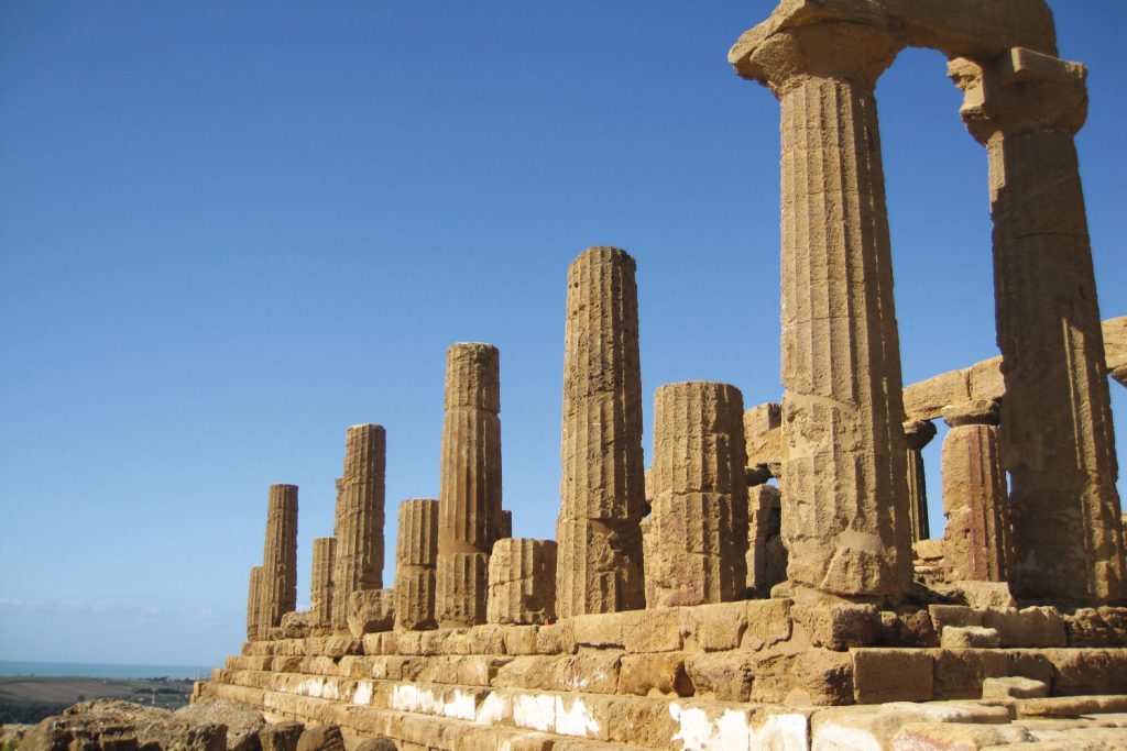 ancient ruins of Temple Giunone