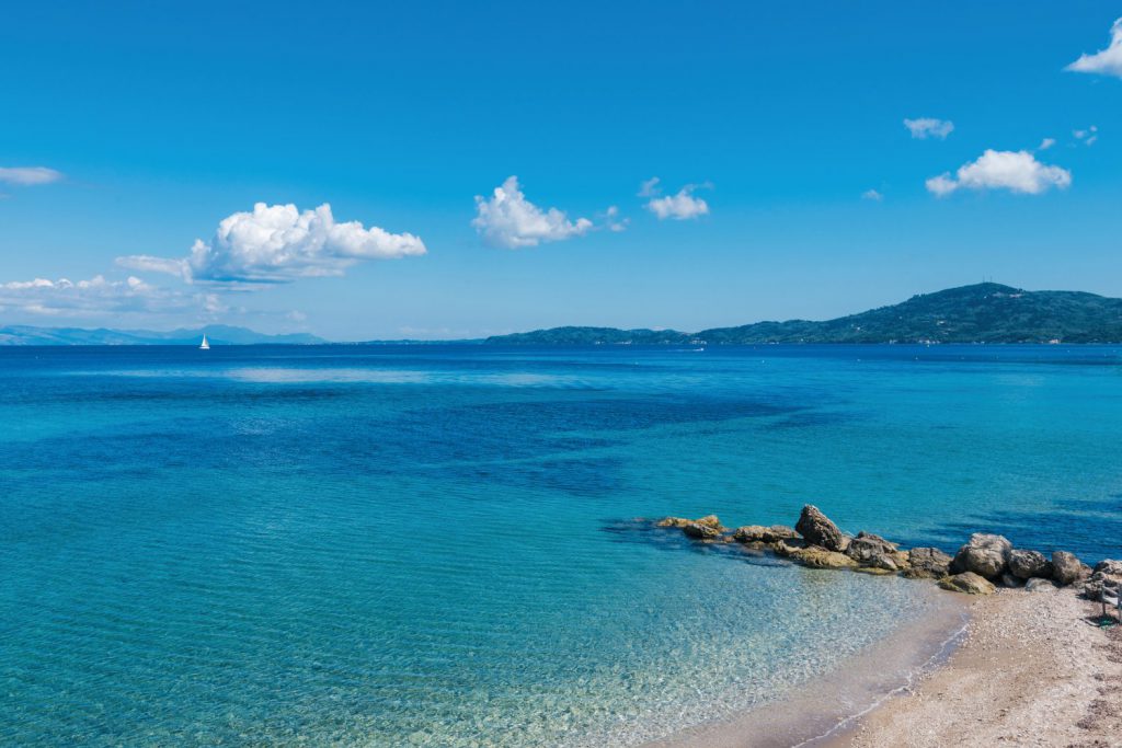 Agios ioannis peristeron, corfu beach